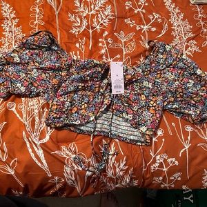 Crop top floral